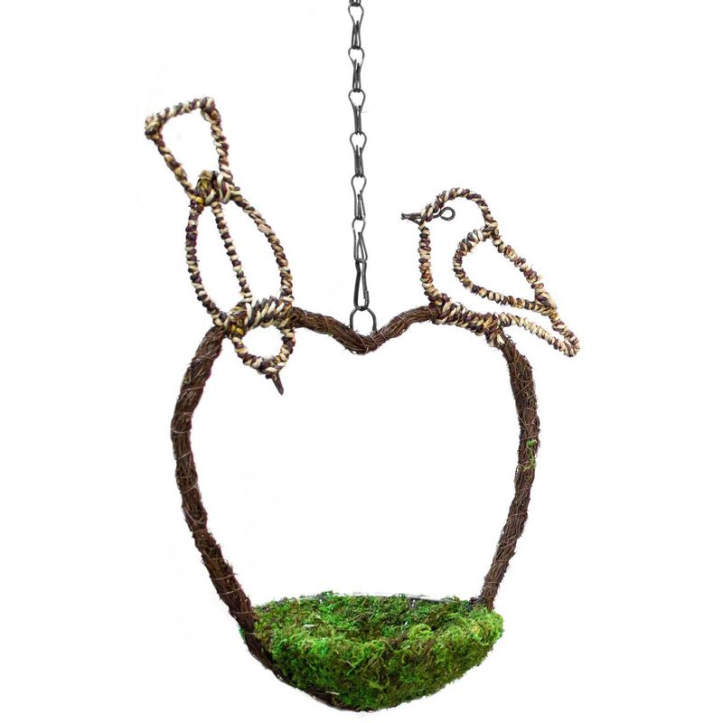 Woven Bird Feeder - Sparrow 7 In