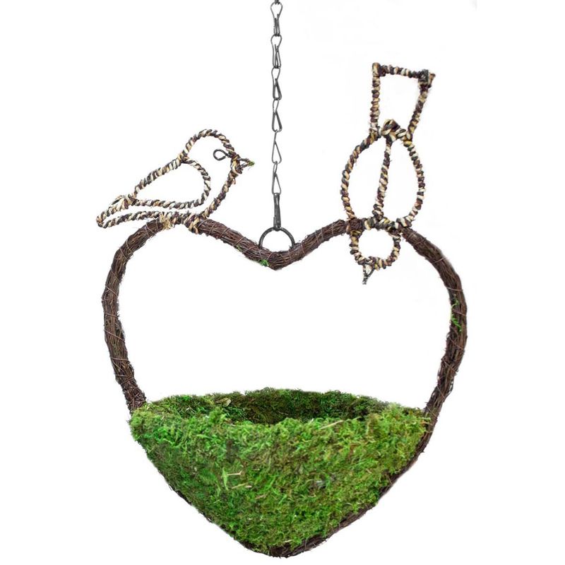 Woven Bird Feeder - Sparrow 9.5 In Woven Bird Feeder - Sparrow 9.5 In
