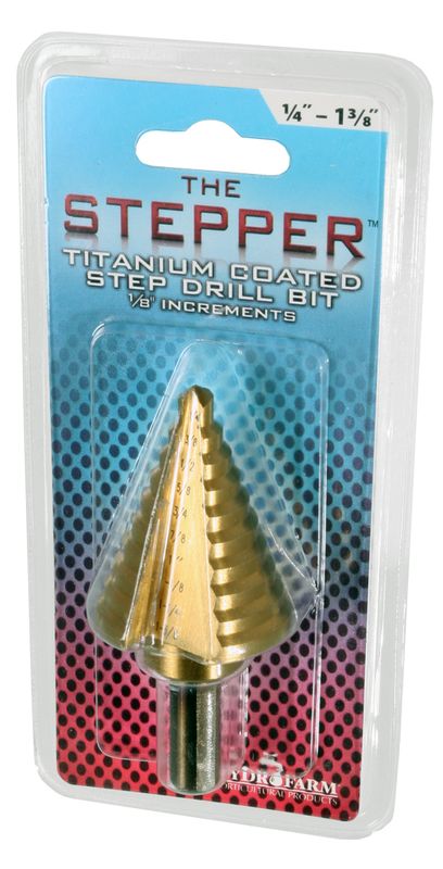 Titanium Step Drill Bit 1/4 Titanium Step Drill Bit 1/4" to 1 3/8"