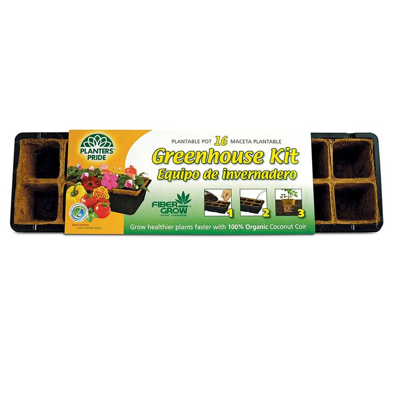 16 Fiber Grow Pot Greenhouse Kit