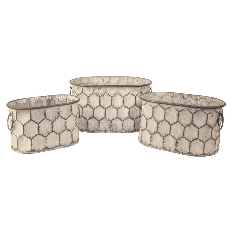 Oval Honeycomb Set  Set/3