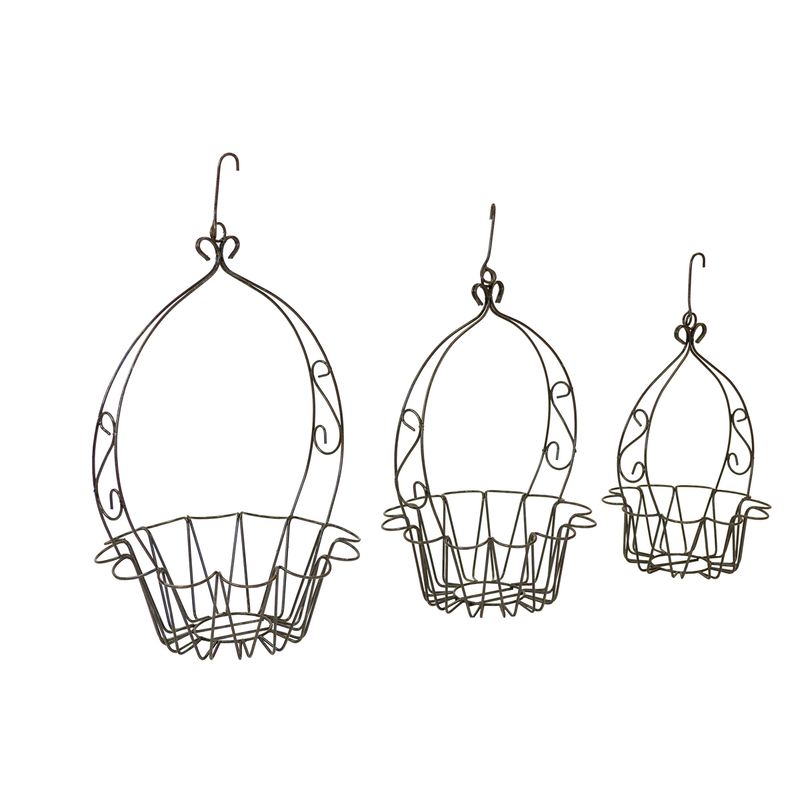 Set Of 3 Drop Planters