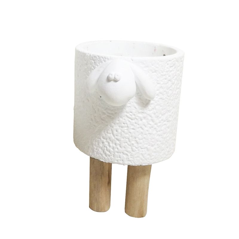 Sheep Planter w/ Legs 13x11x17cm