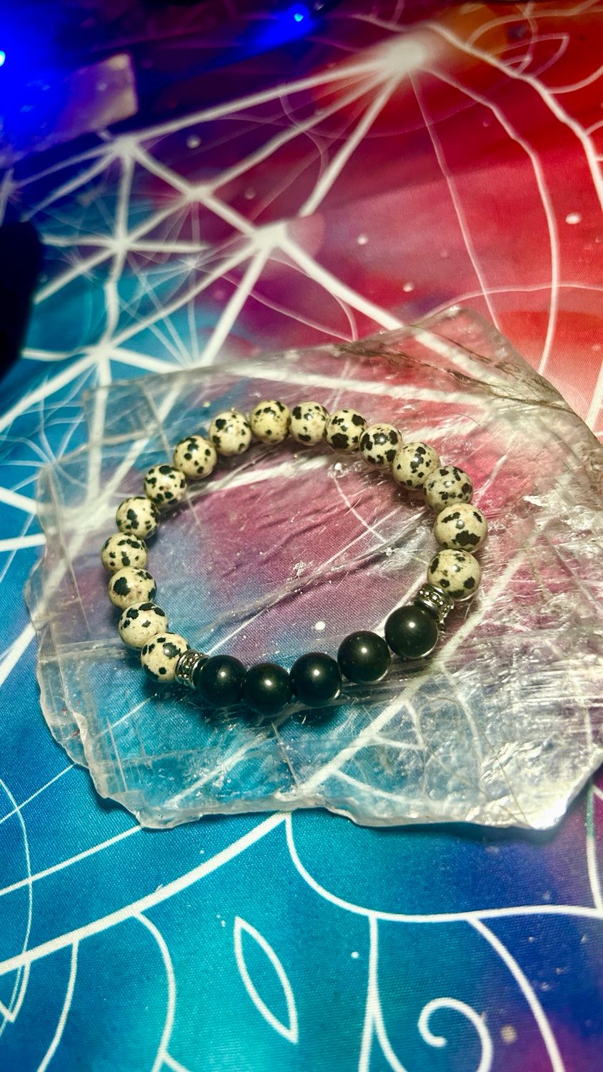 Dalmatian Jasper And Obsidian