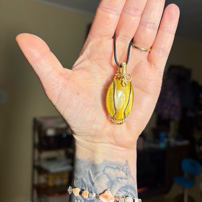 Tigers Eye Wire Wrap
