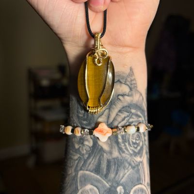 Tigers Eye Wire Wrap