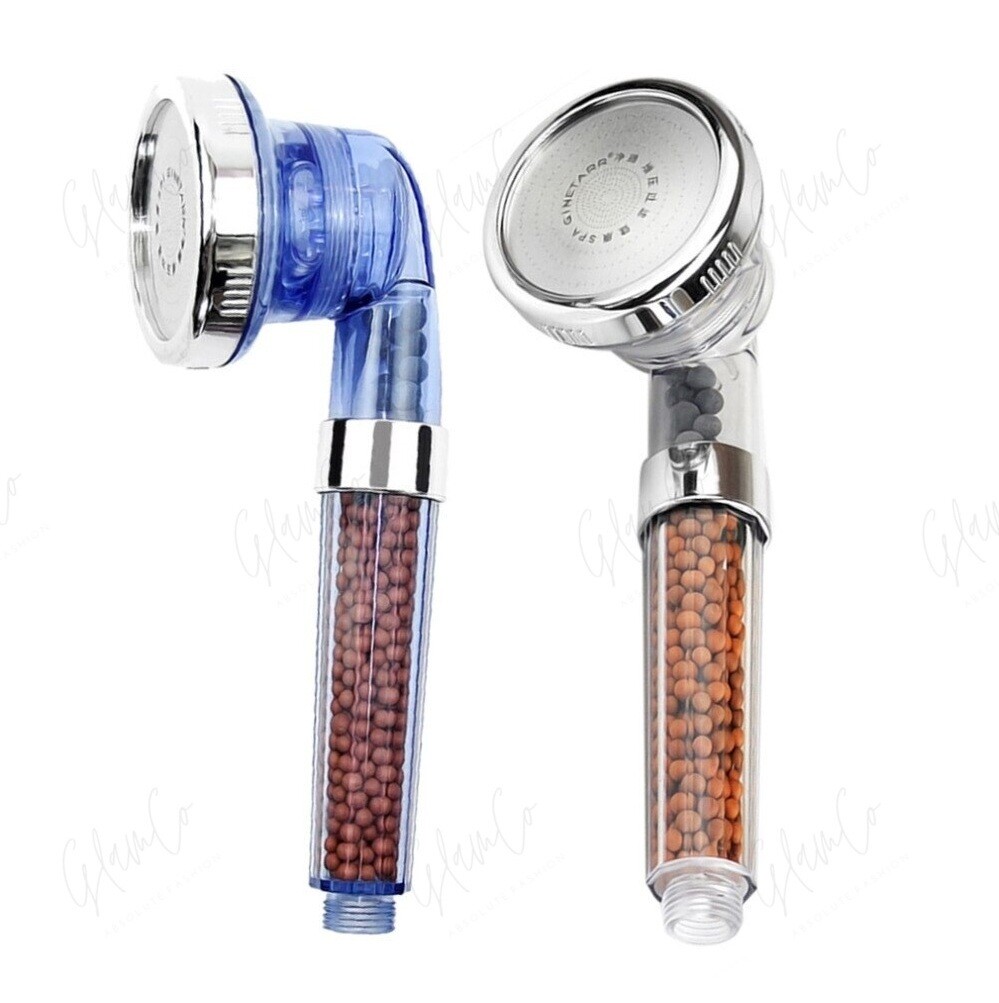 Pressurized Negative Ion Three-speed Shower Head | with LED Temp Indicator