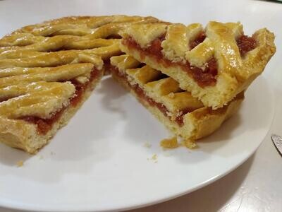 Quince paste Pie (Pastafrola) 8 servings