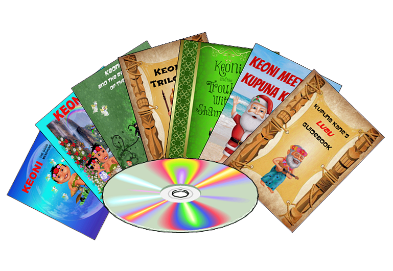 Keoni the Menehune Book Collection - Kindle Format on CD