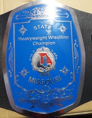 Missouri State Heavyweight Wrestling Championship Belt Adult Size