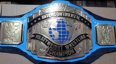 WWF Intercontinental Heavyweight Wrestling Championship Belt.Adult Size 4mm zinc belt