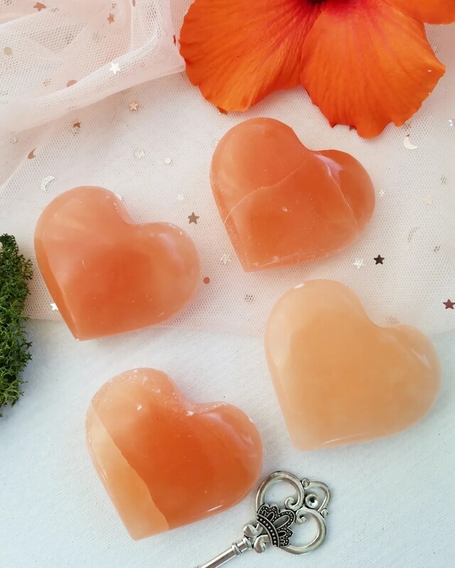 Corazón selenita naranja ?