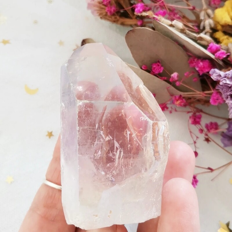 Punta cuarzo aura 170gr