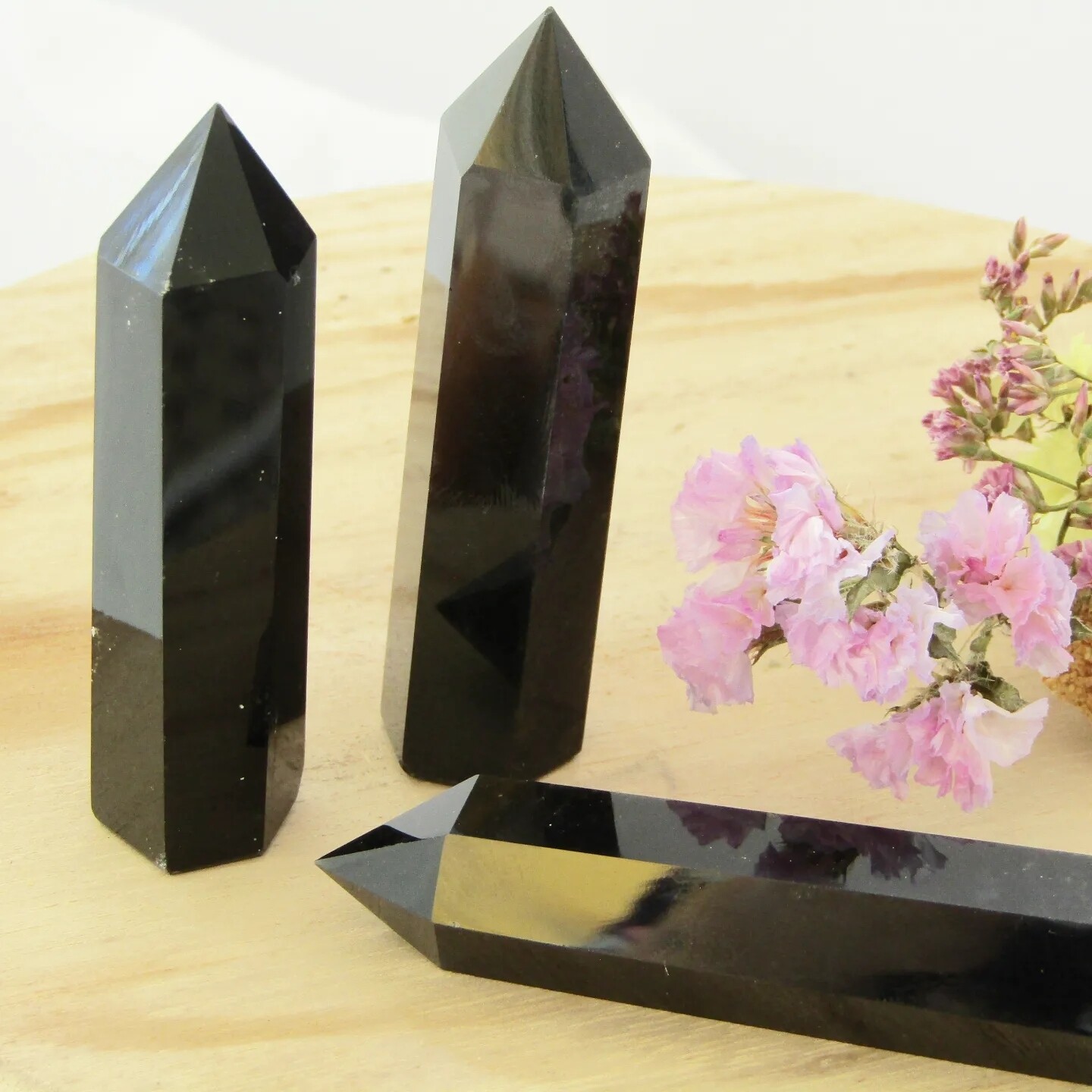 Punta Generadora obsidiana negra