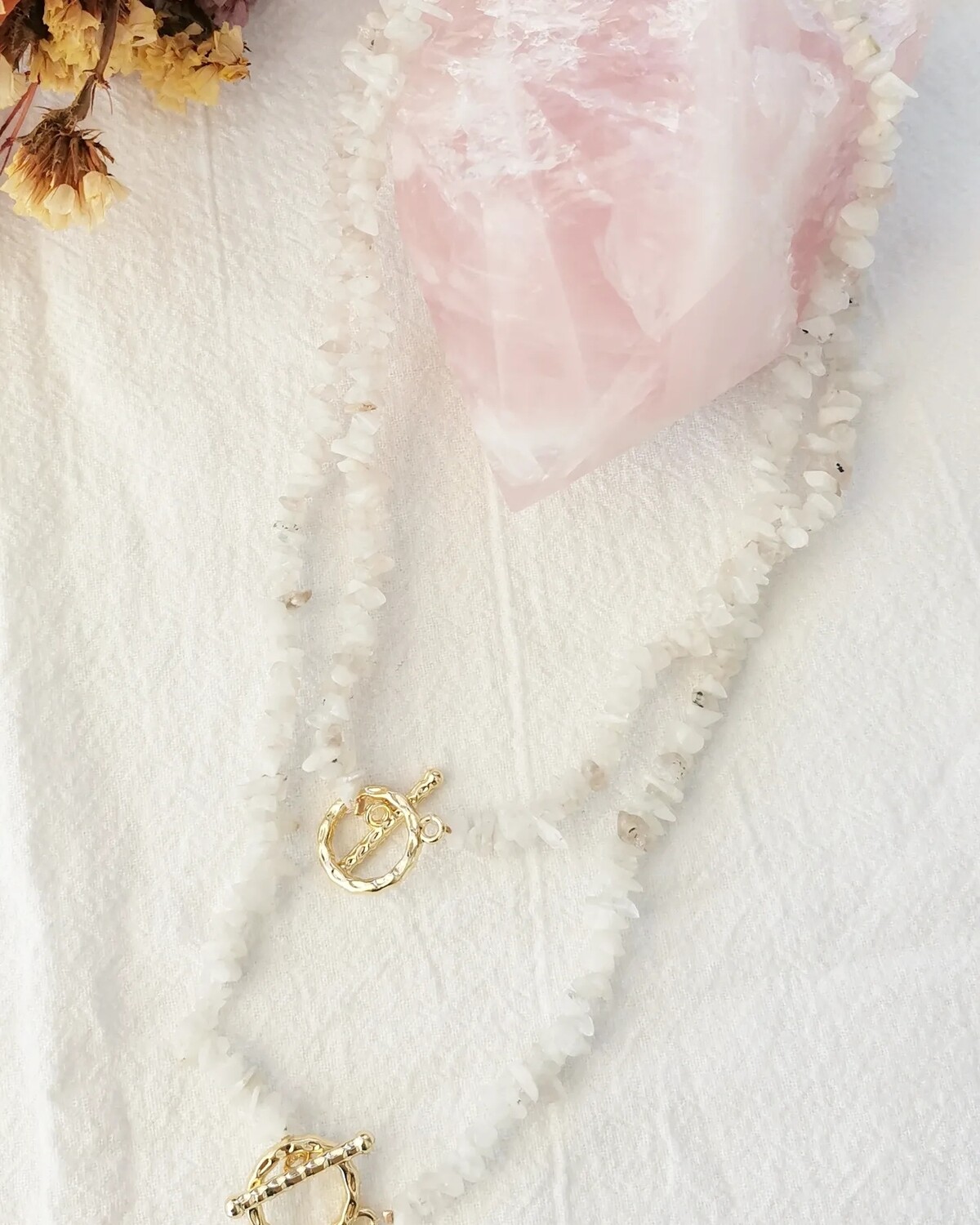 Collar MOON Piedra Luna ✨?
