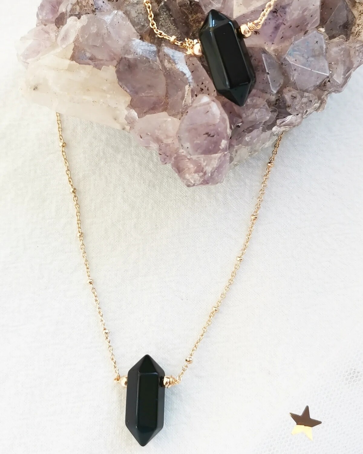 Collar DHARMA ONIX negro