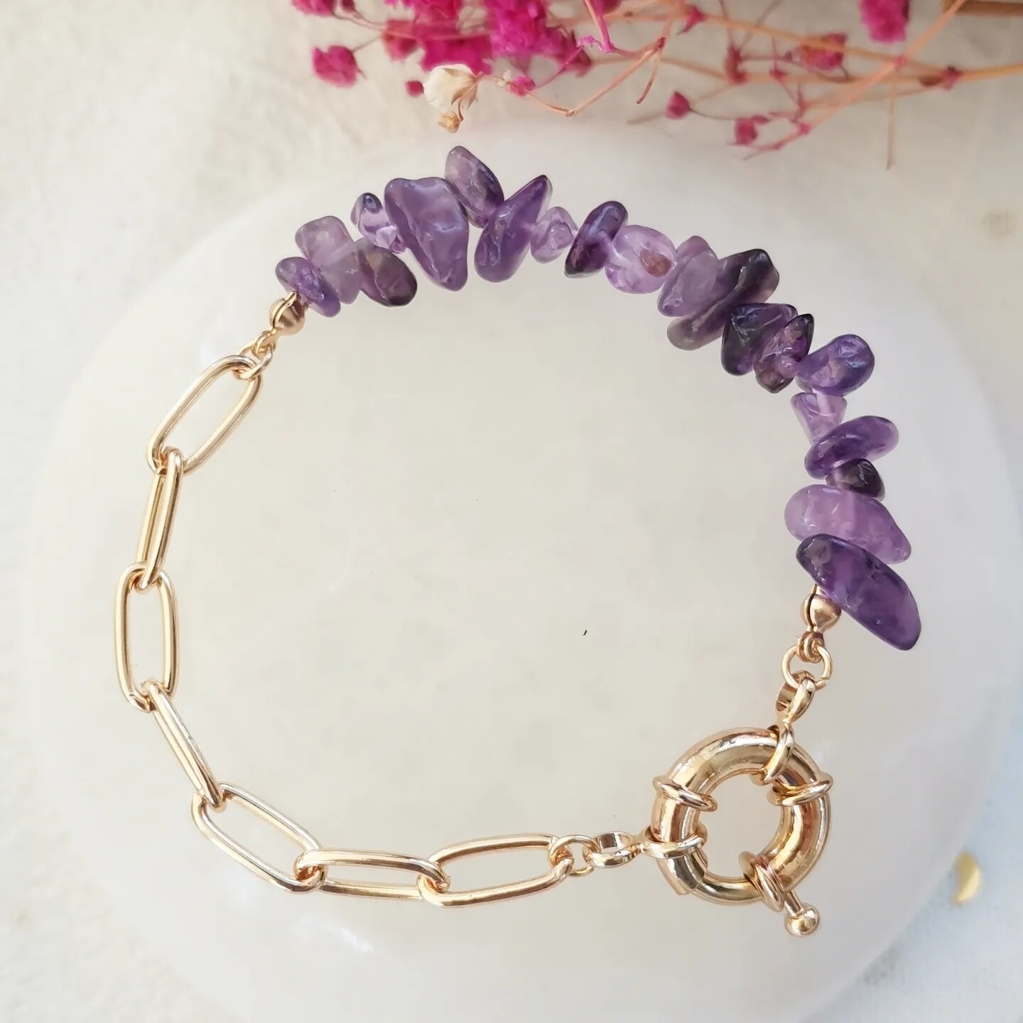 Pulsera MANTRA Amatista ?