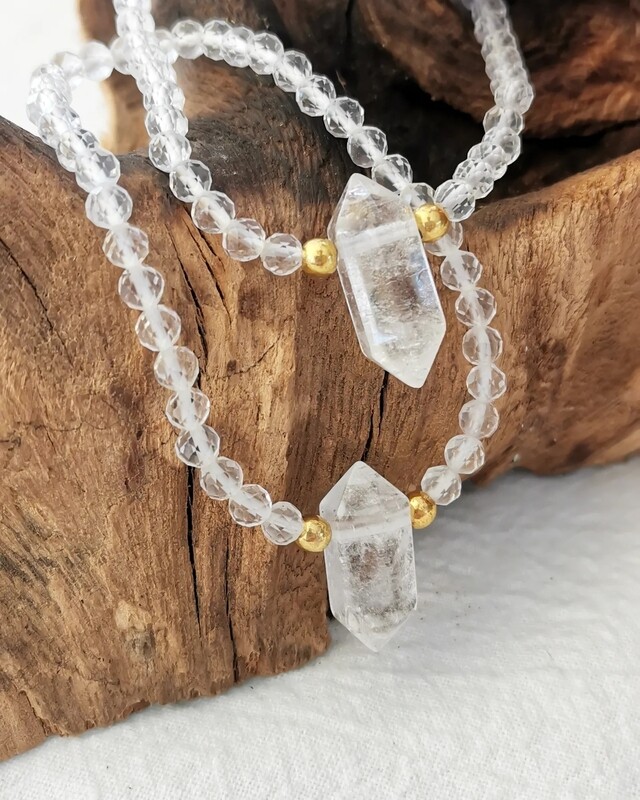 Pulsera DHARMA cuarzo roca