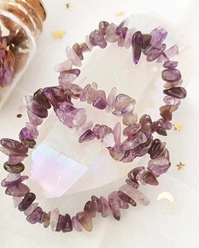 Pulsera Chips Amatista