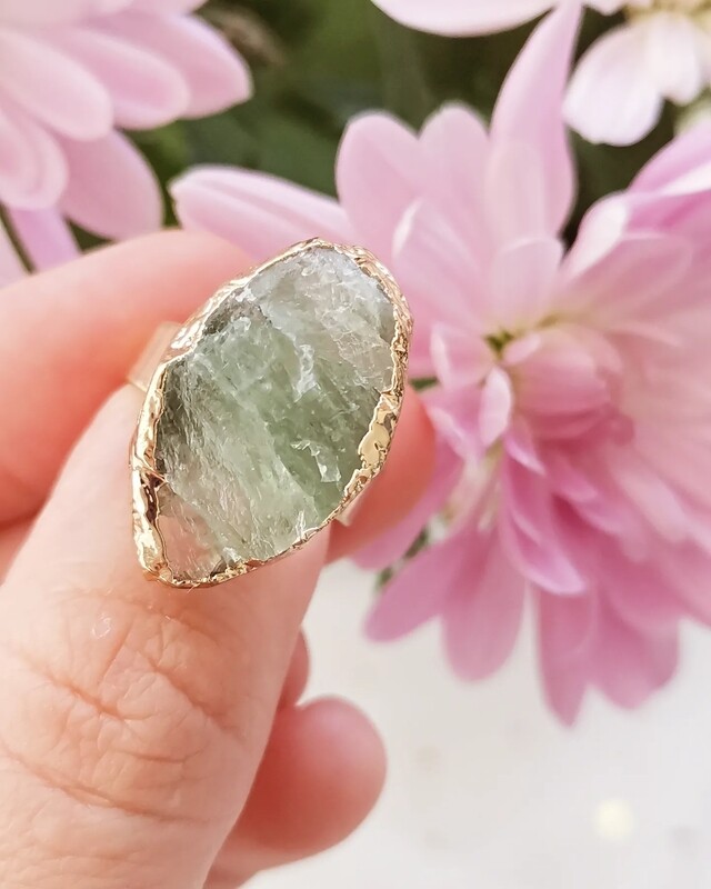ANILLO FRIDA FLUORITA VERDE