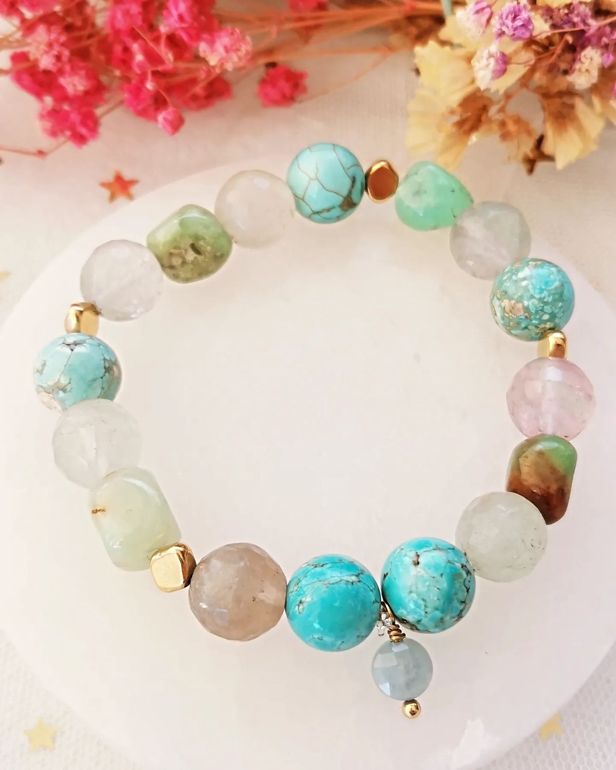 Pulsera star turquesas