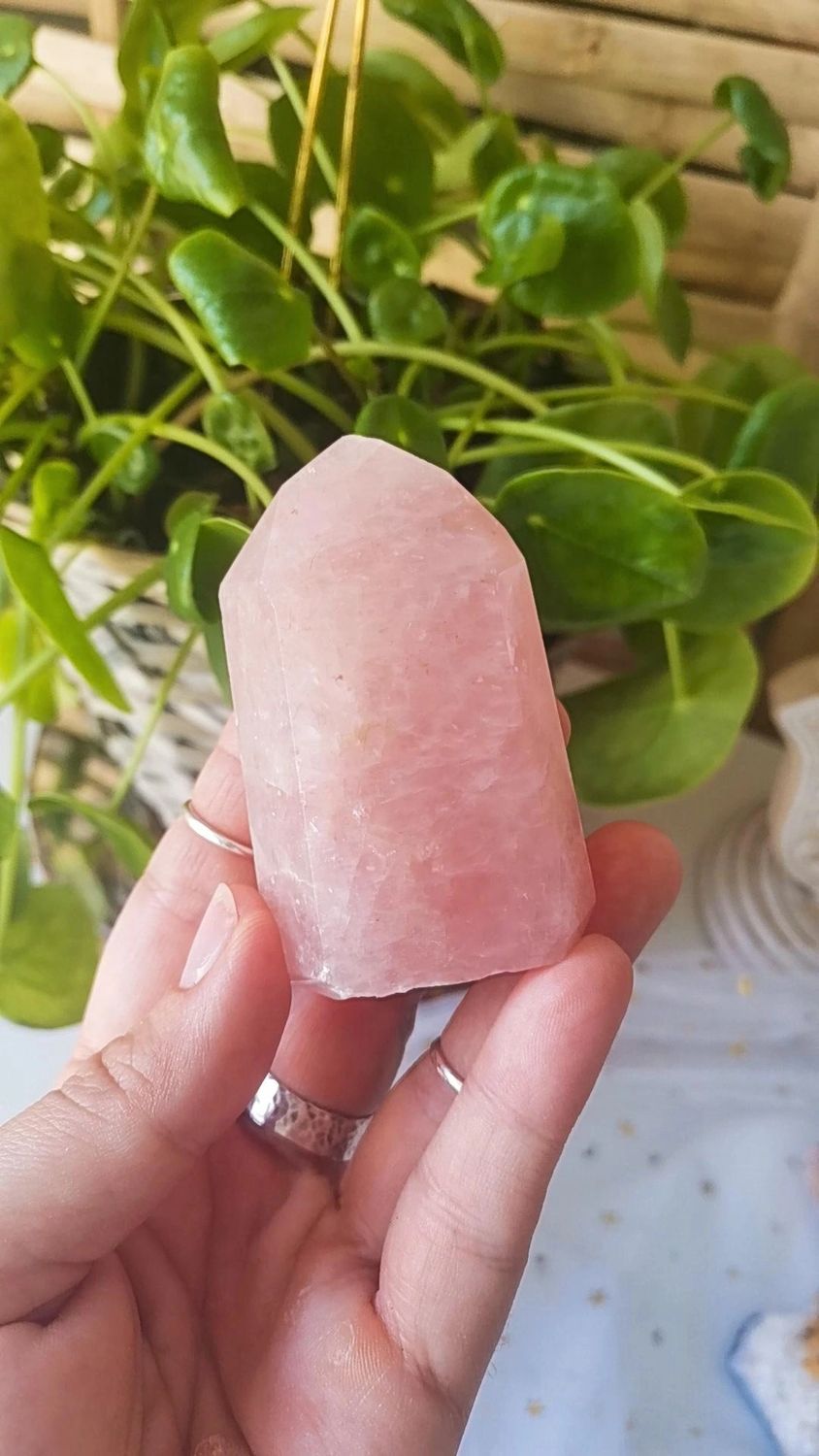 Punta Generadora Cuarzo rosa