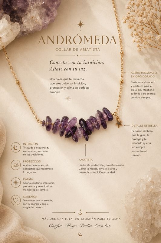Collar ANDROMEDA AMATISTA