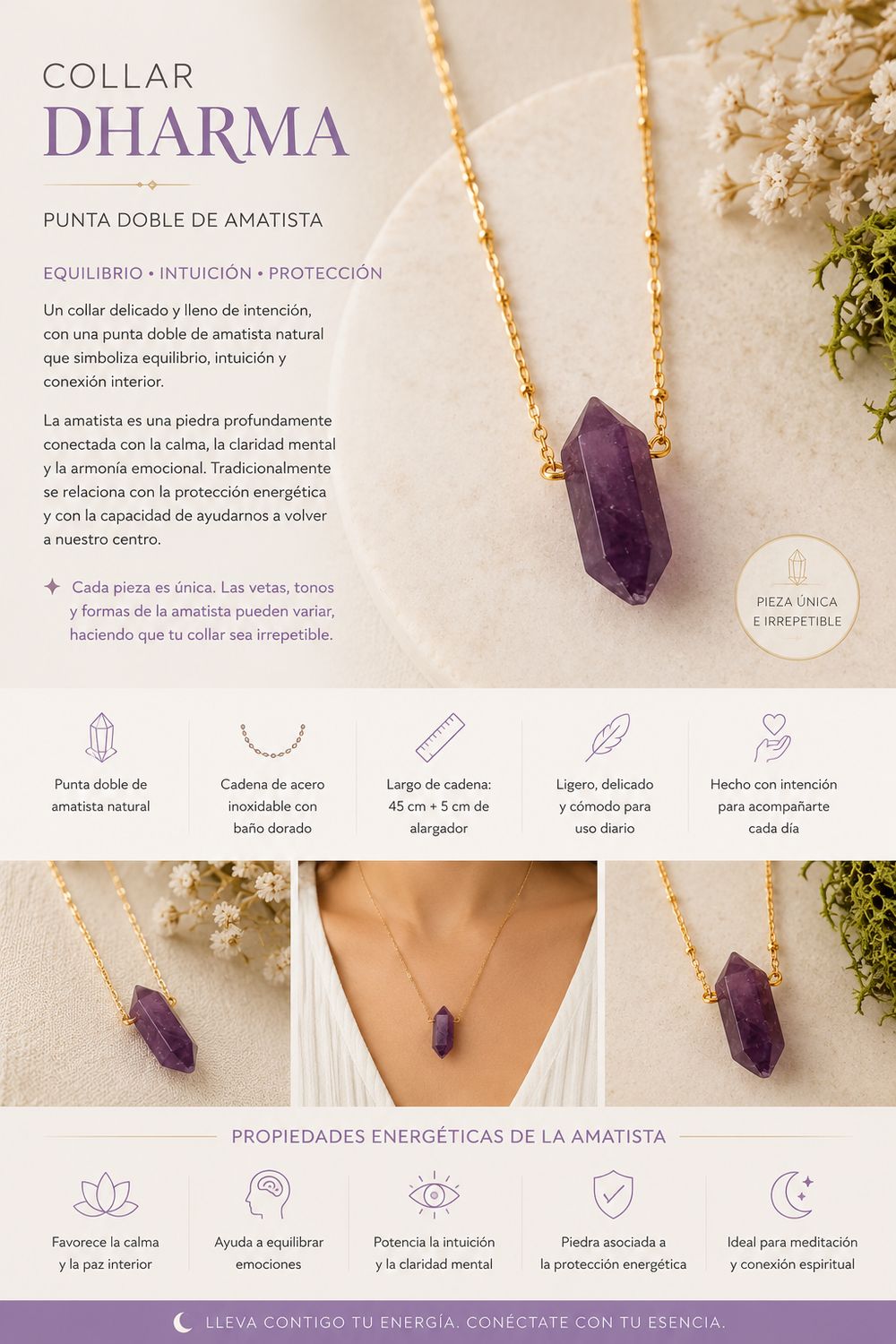 COLLAR DHARMA AMATISTA