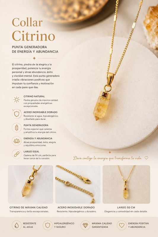 Collar punta Citrino?
