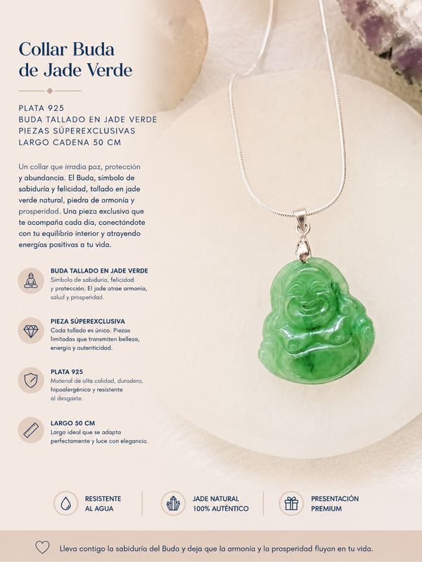 Collar Buda Jade verde ??