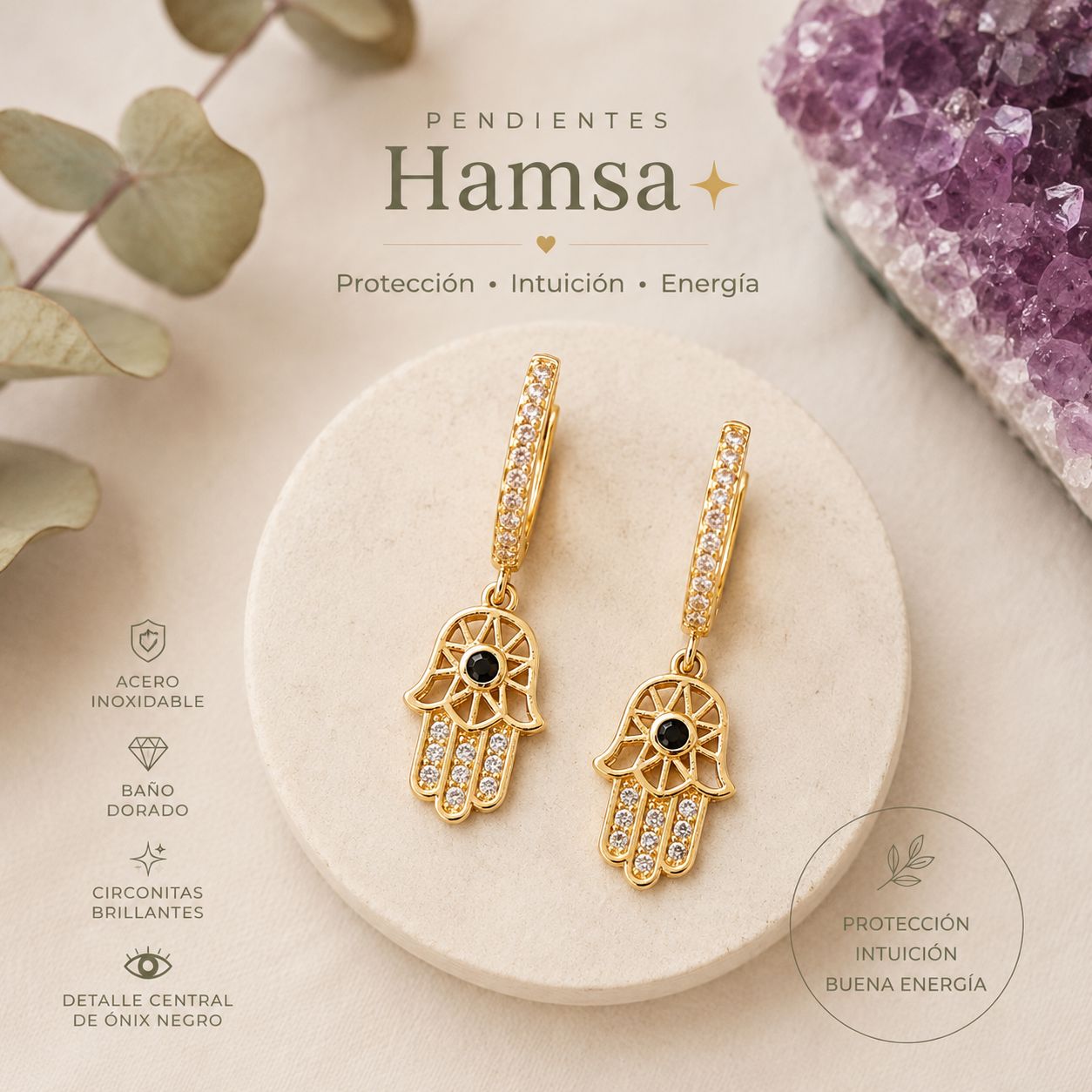 Pendientes Hamsa ?