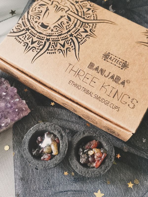 CAJA COPAS DEFUMACION BANJARA THREE KINGS