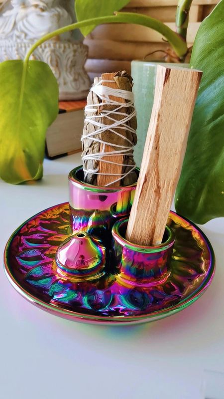 Soporte fantasía Sahumerio-palo santo - incienso