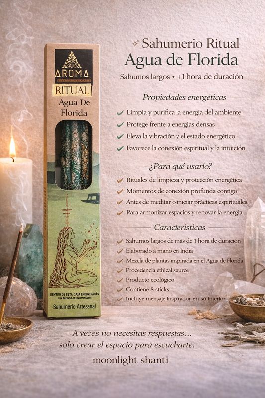 Sahumos ritual agua de florida
