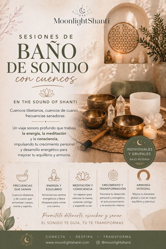 Baños de sonido y meditación privados