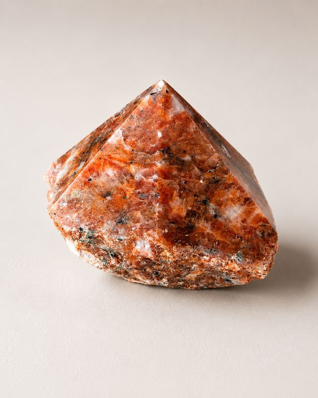 Punta semi pulida piedra sol