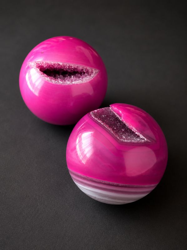 Esfera ágata rosa