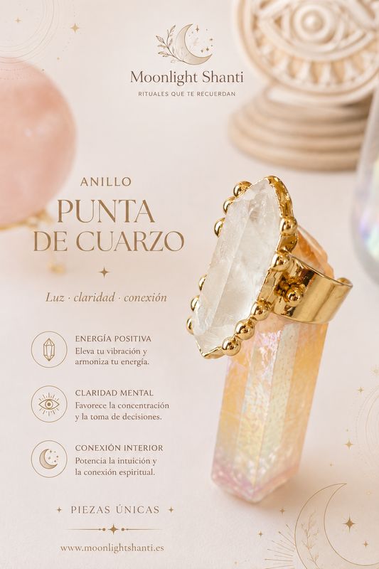 Anillo Punta Cuarzo