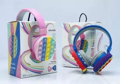 Popping Fidget Bubble wireless headphones