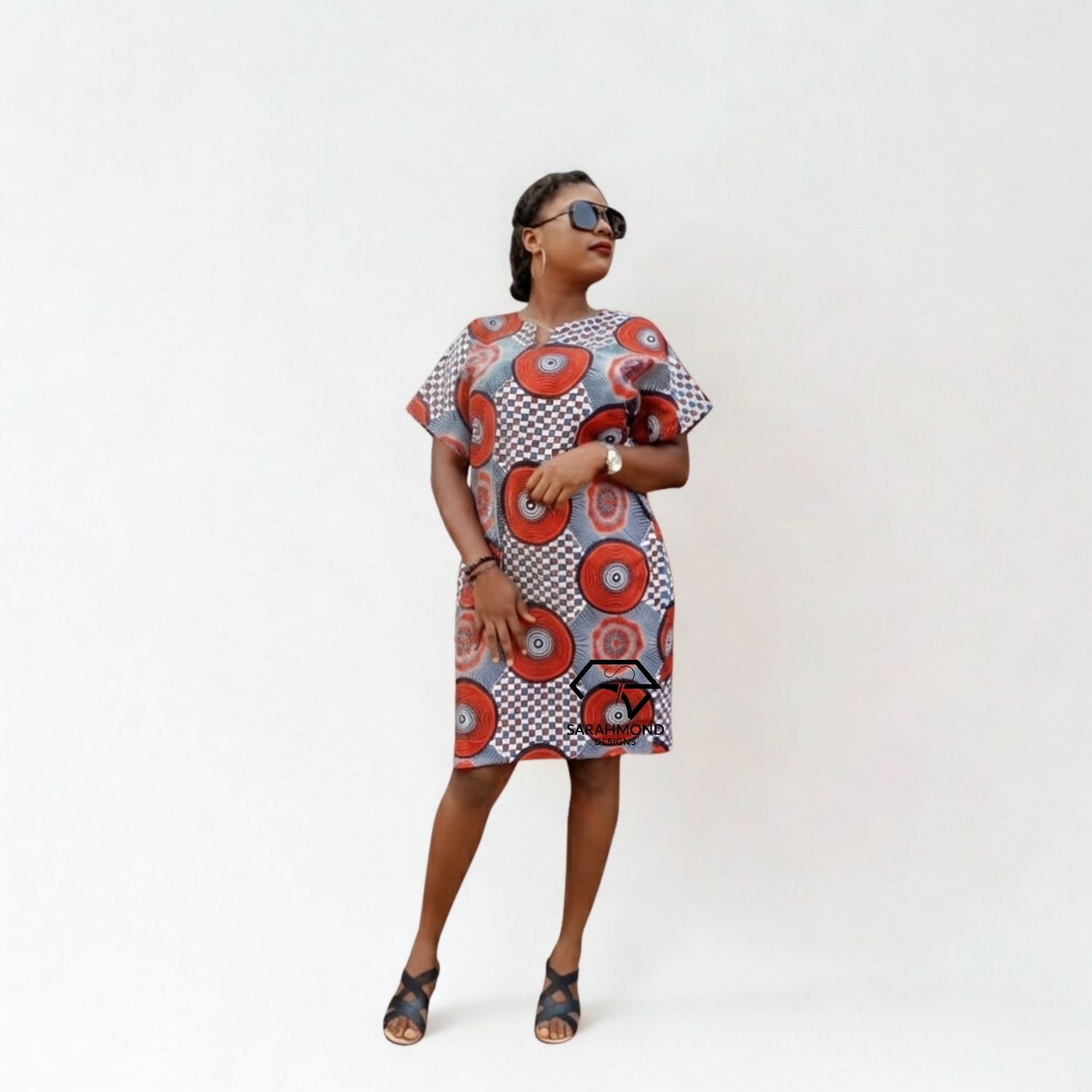 The Latest African Shift Short Dress