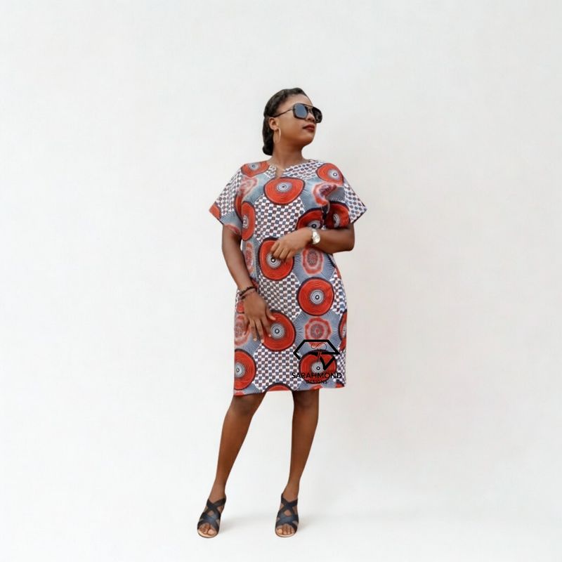The Latest African Shift Short Dress