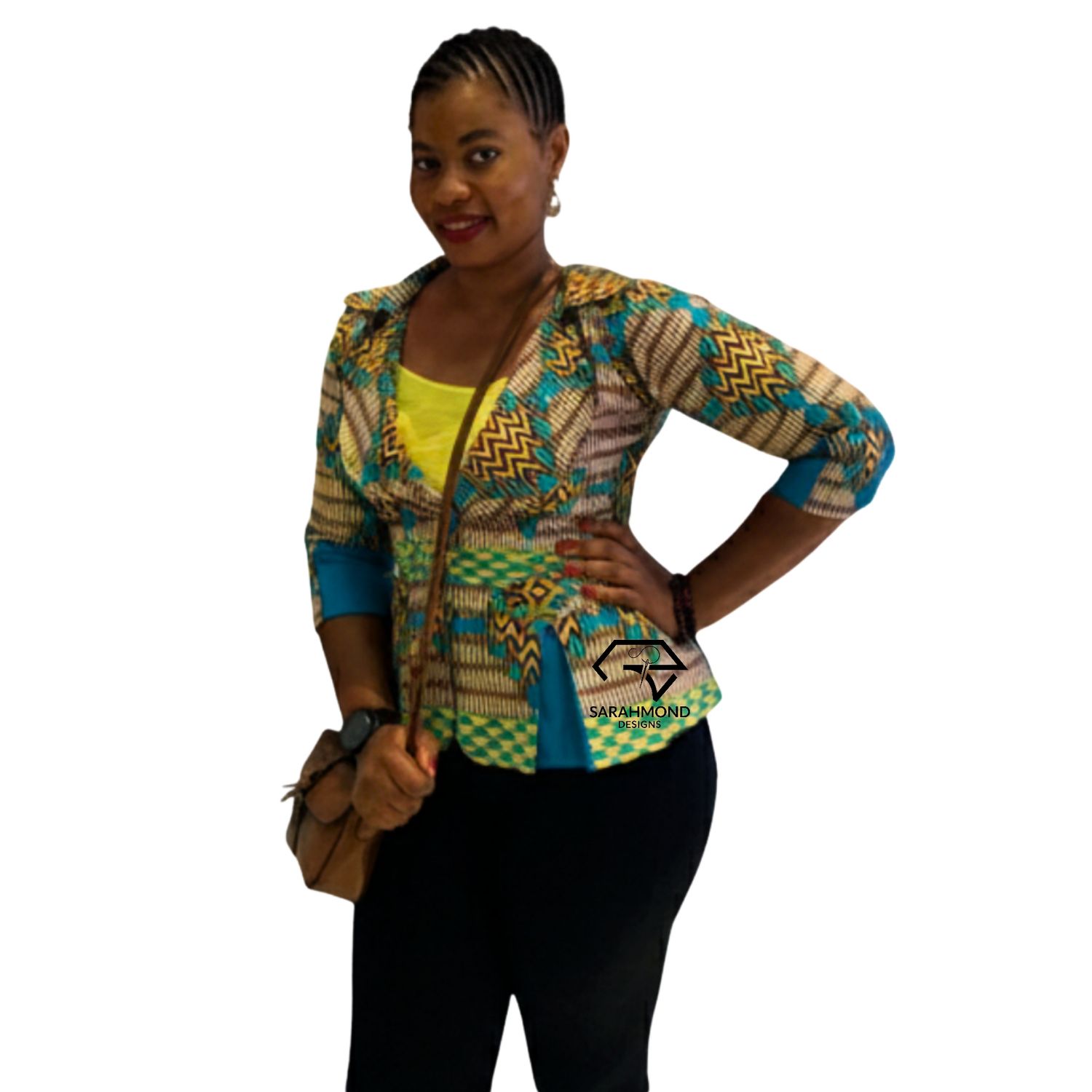 Jean Ankara Blazer Top