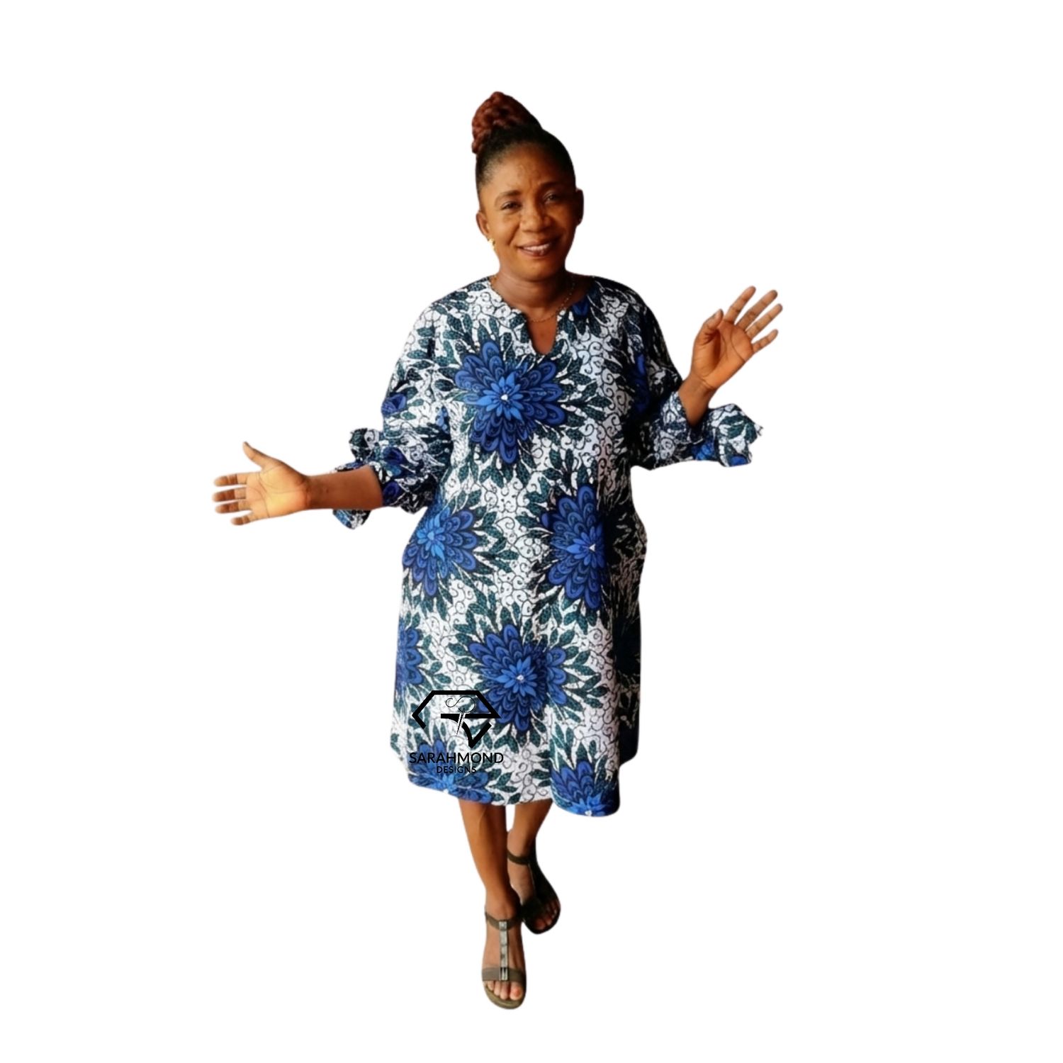 Girl Power Ankara Shift Short Dress