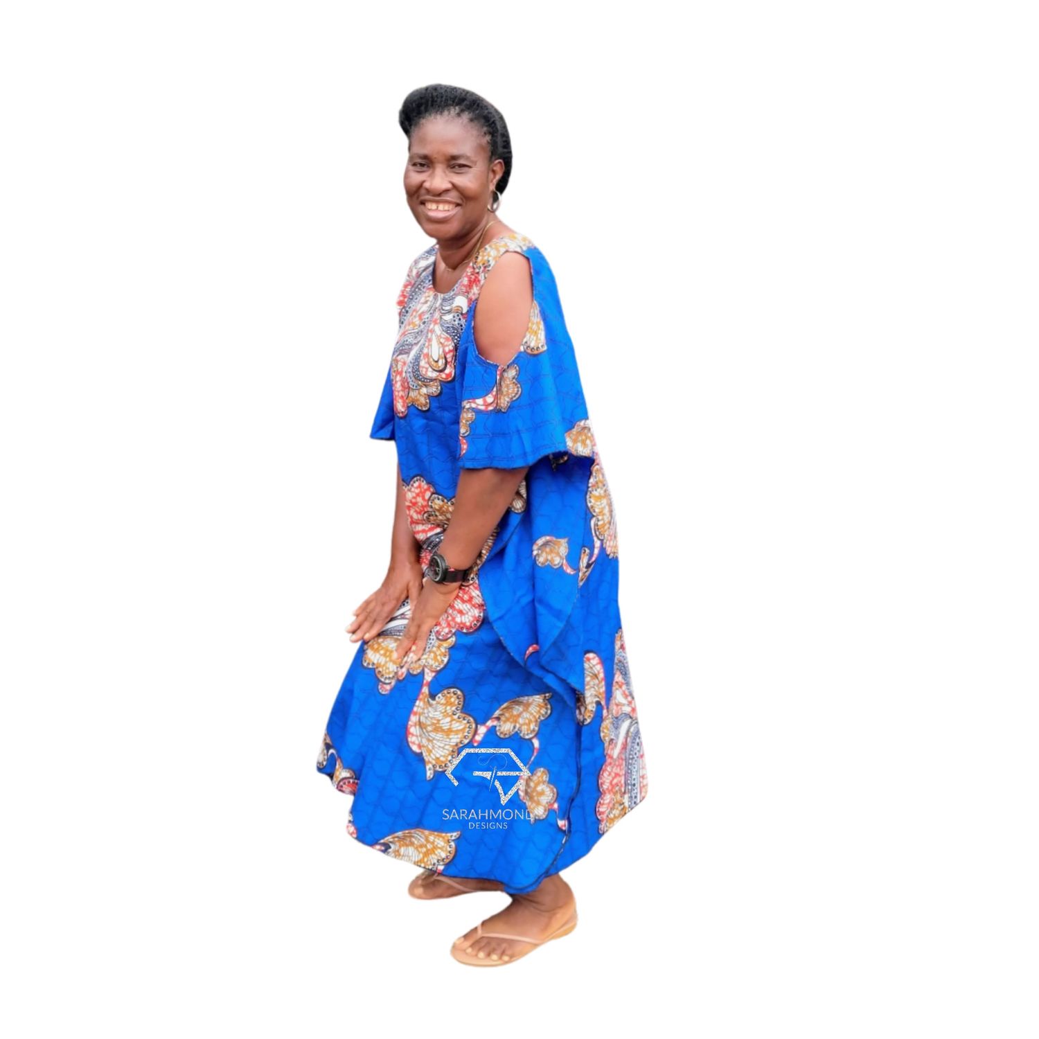 Jane Loose BouBou Keyhole Short Dress