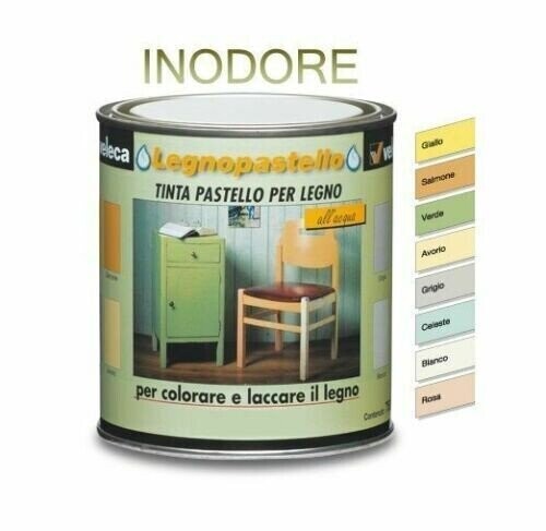 Tinta Pastello per Legno - Legnopastello 0,25 LT