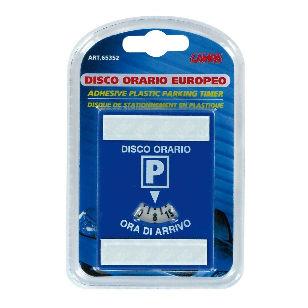 Disco orario europeo - 60x80 mm