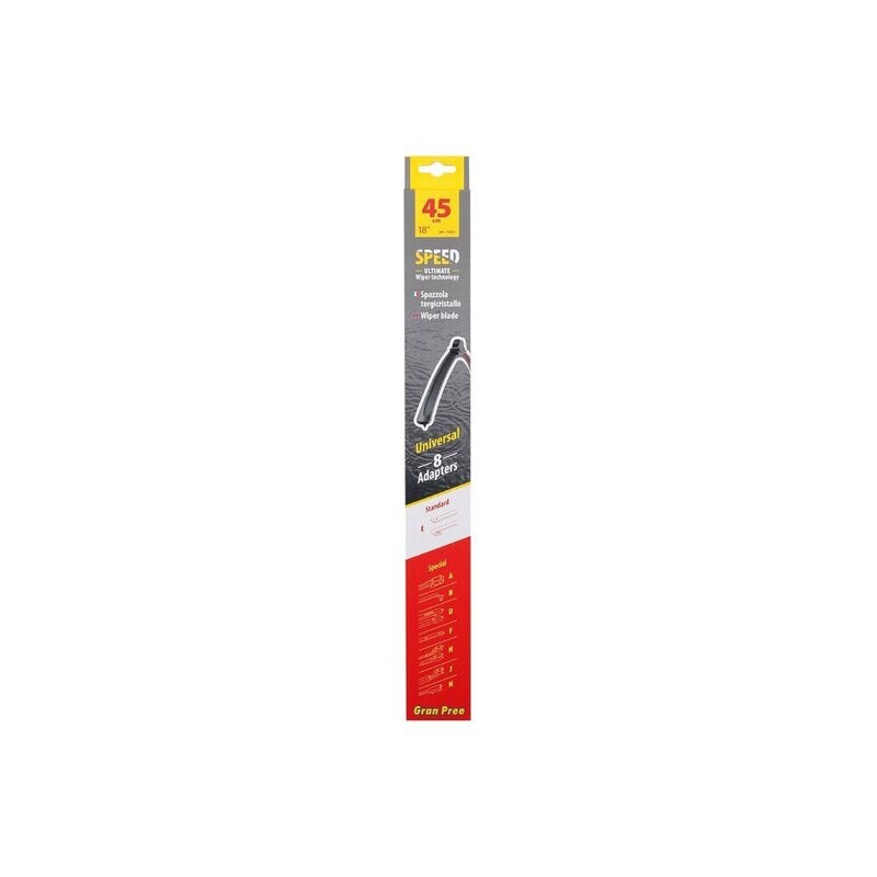 Gran-Pree Speed, spazzola tergicristallo - 45 cm (18") - 1 pz