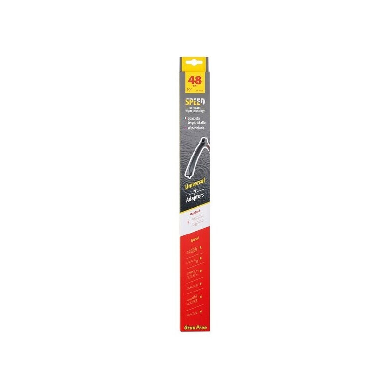Gran-Pree Speed, spazzola tergicristallo - 48 cm (19") - 1 pz