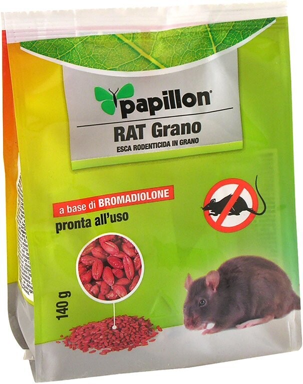 Esca Topicida "BROMADIOLONE" Grano Rosso GR.140
