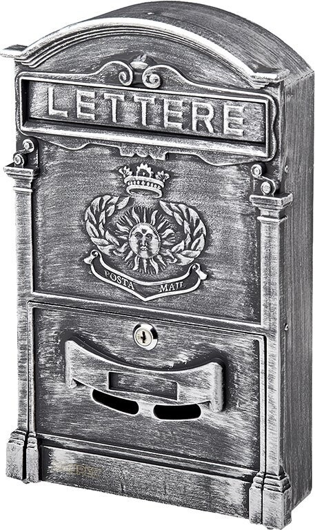 Cassetta posta front .ALLUM"RS"ANTRACITE XEST.EC